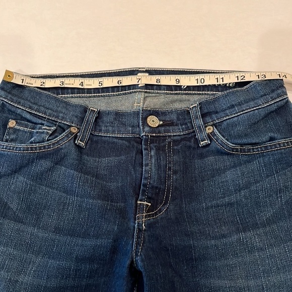 7 For All Mankind Gwenevere Ankle Mid Rise Size 26 - Picture 4 of 16